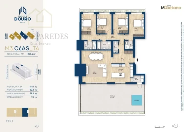Apartamento T4 para Venda em Santa Marinha e São Pedro da Afurada