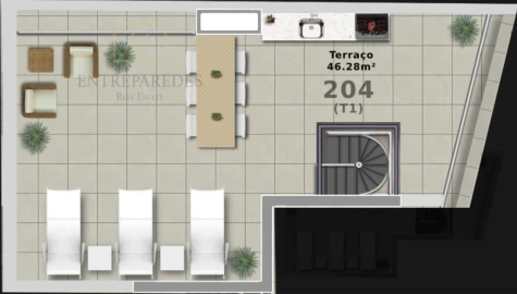Apartamento T1 para Venda em Santa Marinha e São Pedro da Afurada