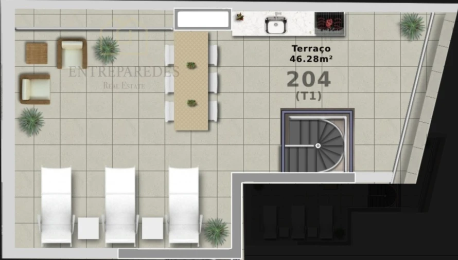Apartamento T1 para Venda em Santa Marinha e São Pedro da Afurada Foto 9