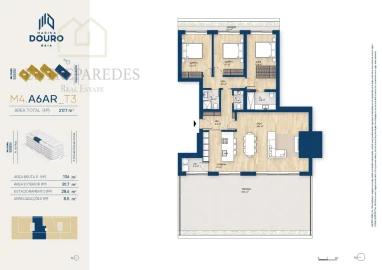 Apartamento T3 para Venda em Canidelo