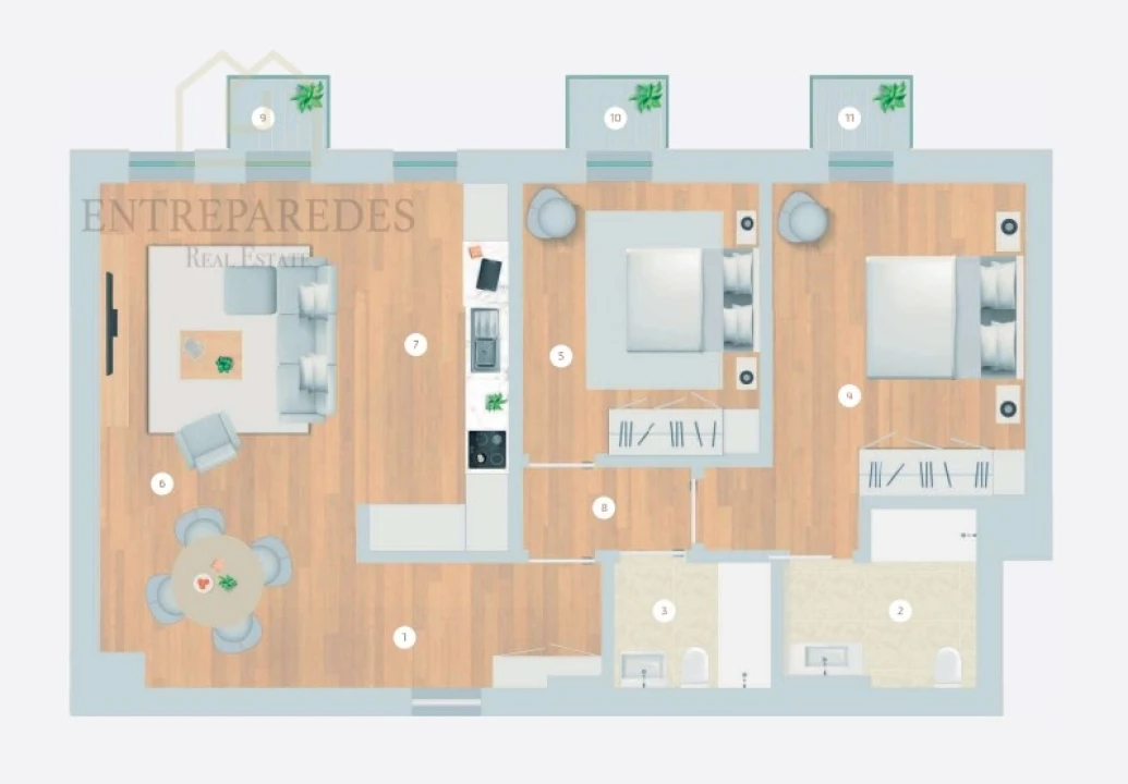 Apartamento T2 para Venda em Cedofeita, Santo Ildefonso, Sé, Miragaia, São Nicolau e Vitória Foto 28