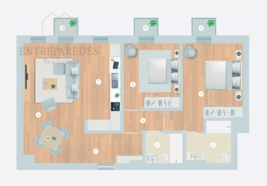 Apartamento T2 para Venda em Cedofeita, Santo Ildefonso, Sé, Miragaia, São Nicolau e Vitória