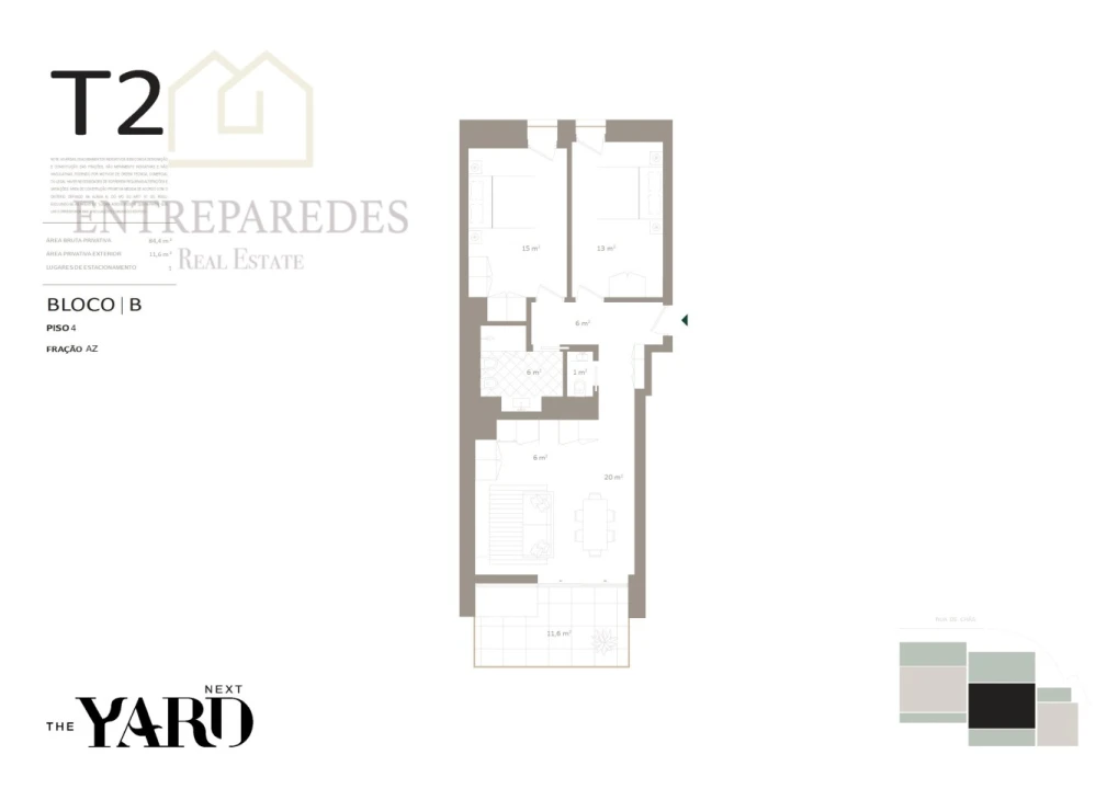 Apartamento T2 para Venda em Santa Marinha e São Pedro da Afurada Foto 11