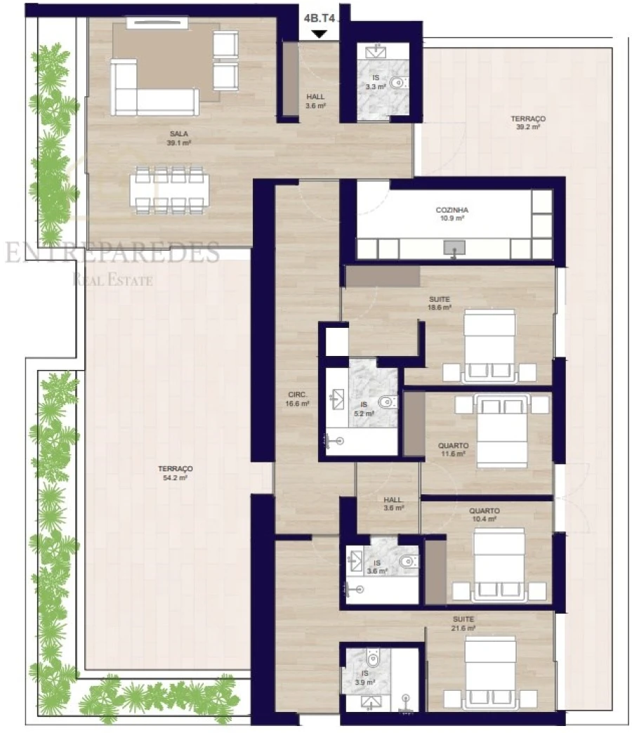 Apartamento T4 para Venda em Matosinhos e Leça da Palmeira Foto 46