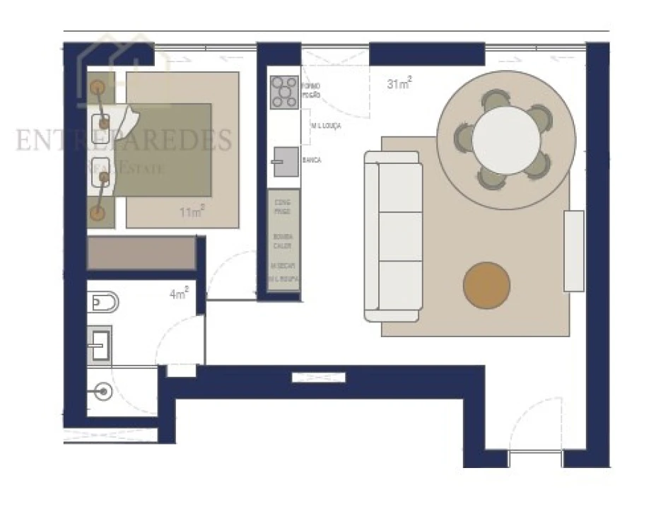 Apartamento T1 para Venda em Matosinhos e Leça da Palmeira Foto 19