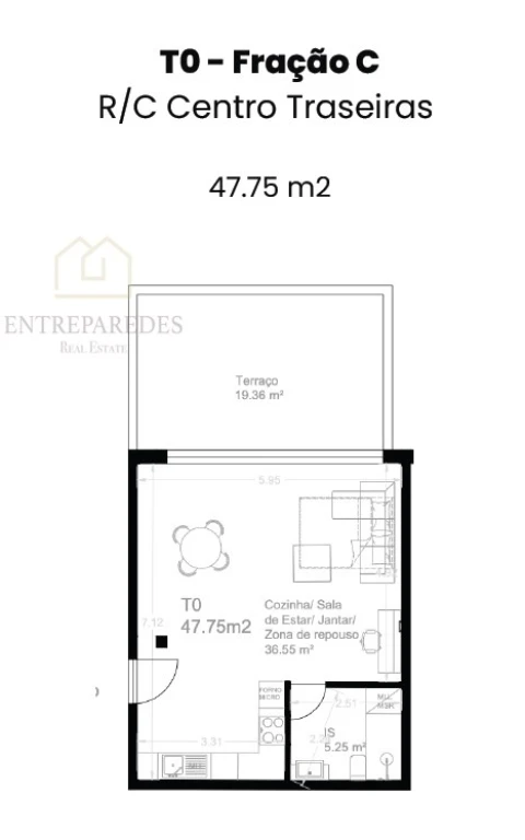 Apartamento para Venda em Custóias, Leça do Balio e Guifões
