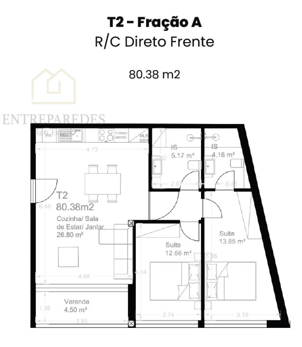 Apartamento T2 para Venda em Custóias, Leça do Balio e Guifões Foto 19