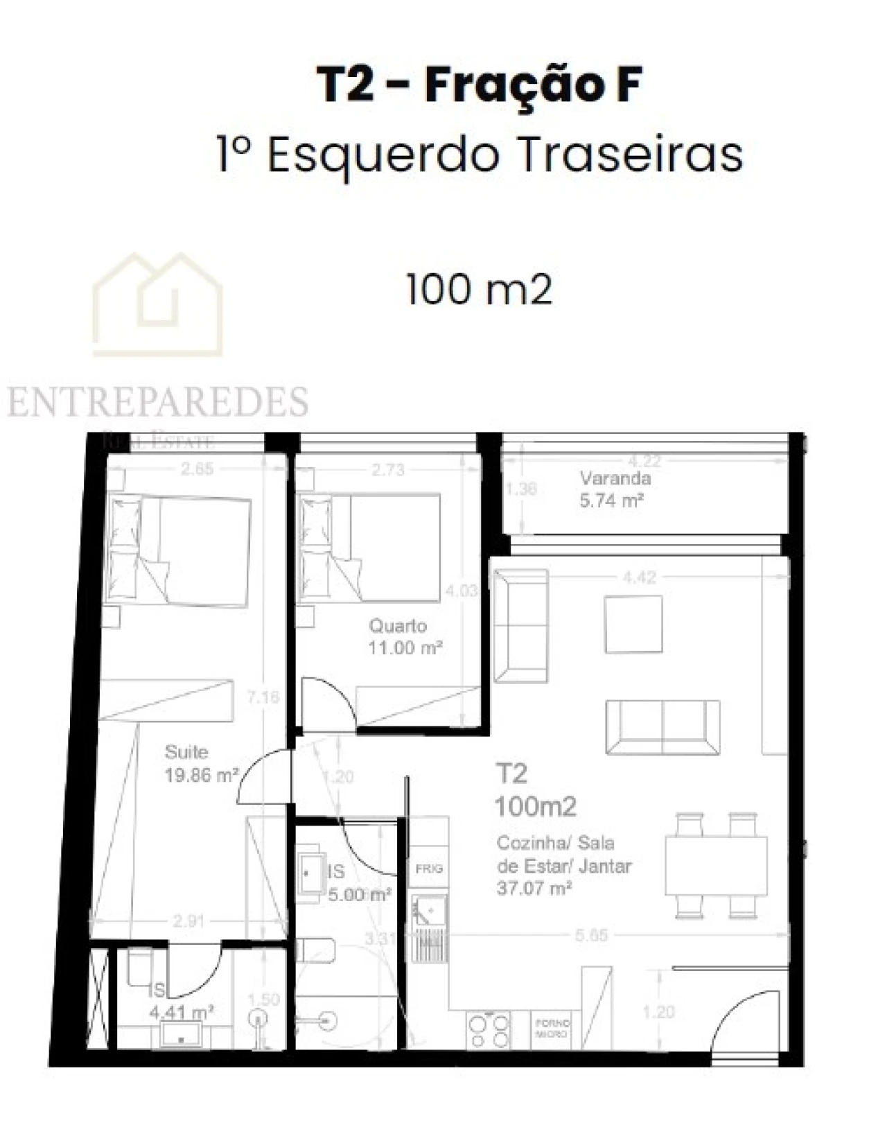 Apartamento T2 para Venda em Custóias, Leça do Balio e Guifões Foto 19