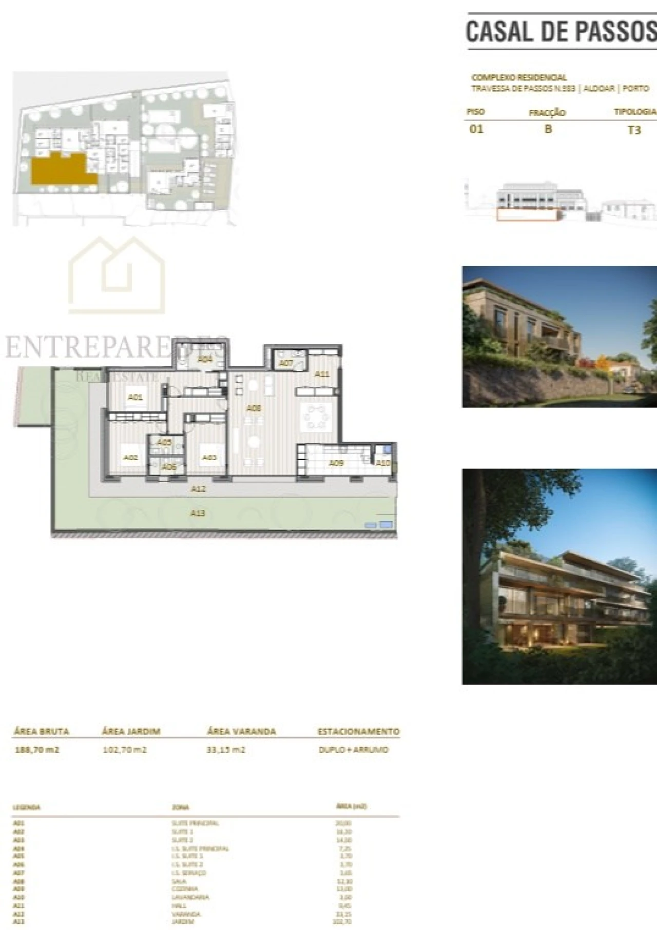 Apartamento T3 para Venda em Aldoar, Foz do Douro e Nevogilde Foto 19