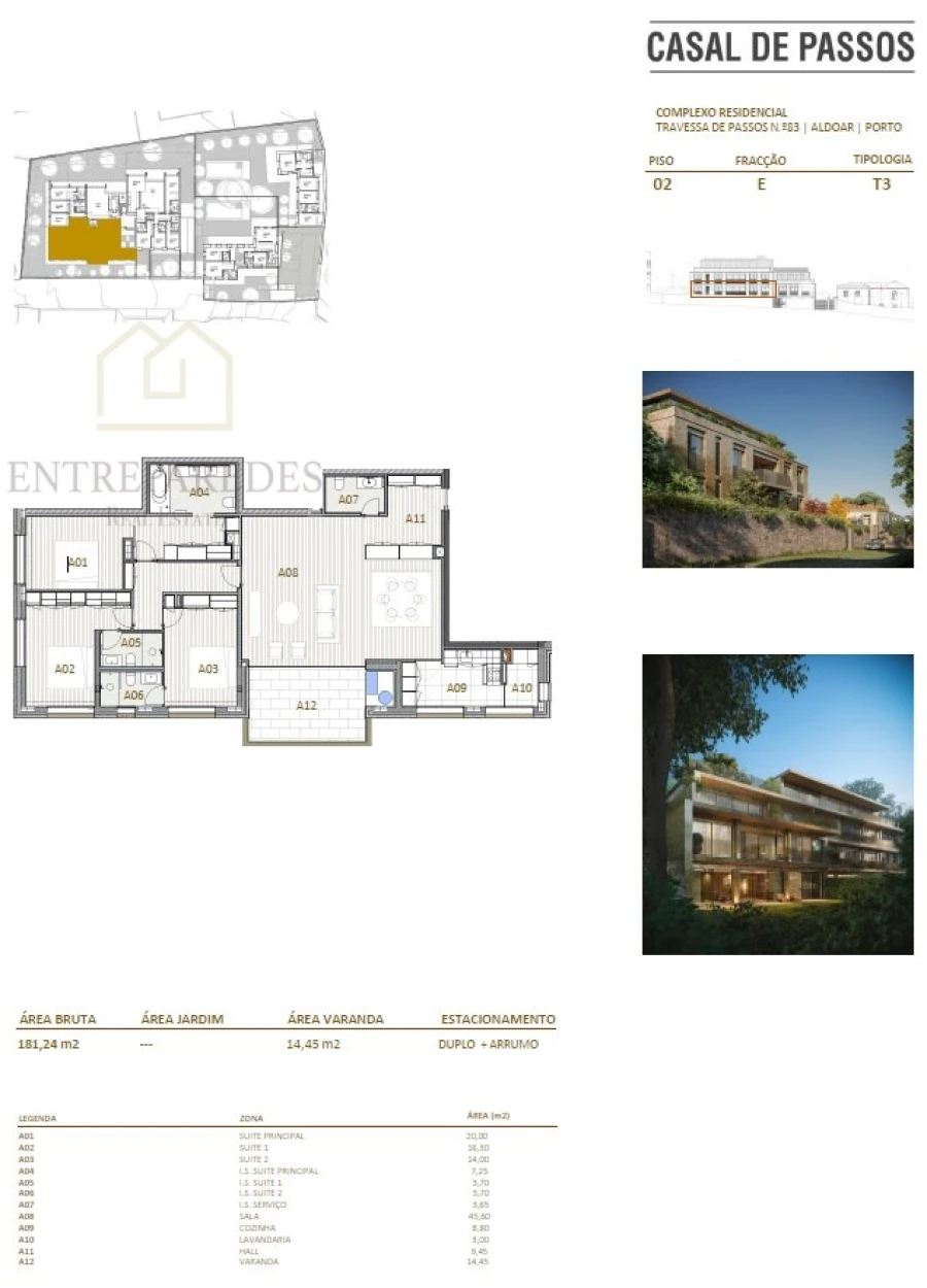 Apartamento T3 para Venda em Aldoar, Foz do Douro e Nevogilde Foto 19