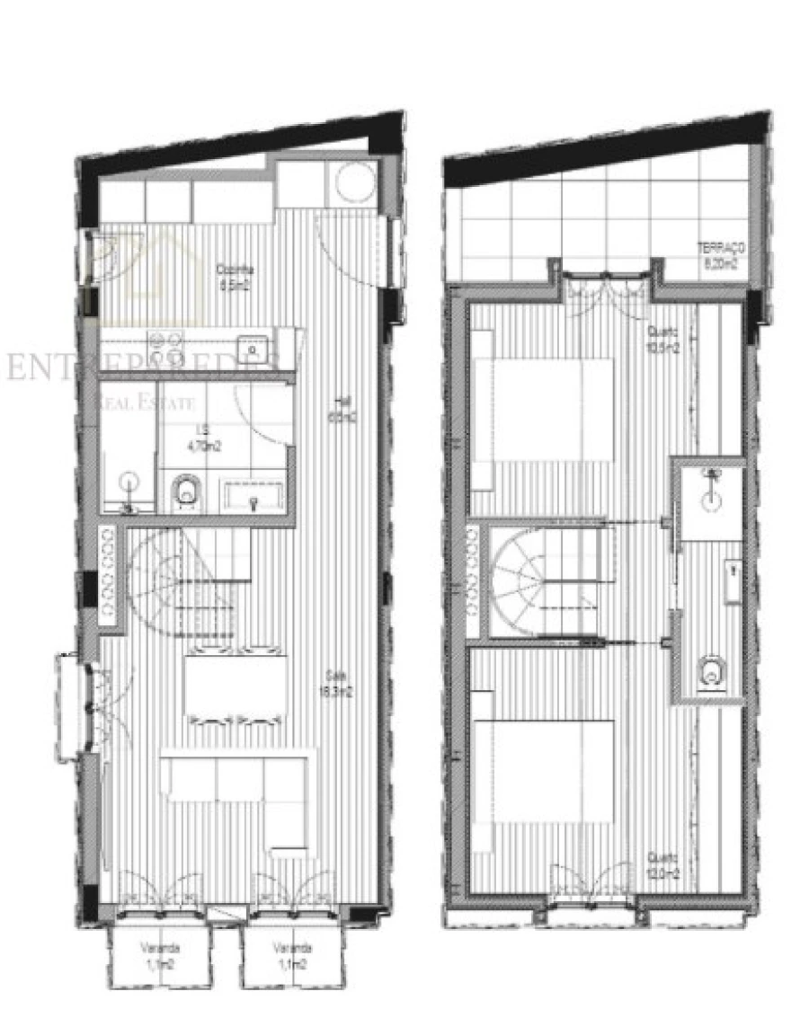 Apartamento T2 para Venda em Cedofeita, Santo Ildefonso, Sé, Miragaia, São Nicolau e Vitória Foto 41