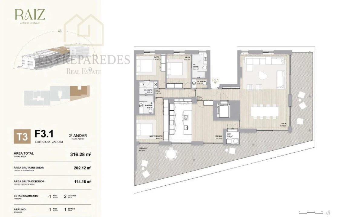 Apartamento T3 para Venda em Ramalde Foto 29