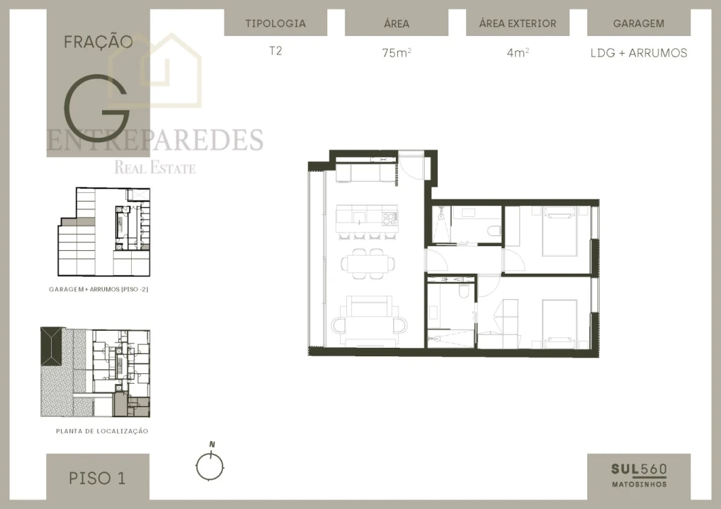 Apartamento T2 para Venda em Matosinhos e Leça da Palmeira Foto 13