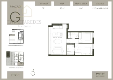 Apartamento T2 para Venda em Matosinhos e Leça da Palmeira