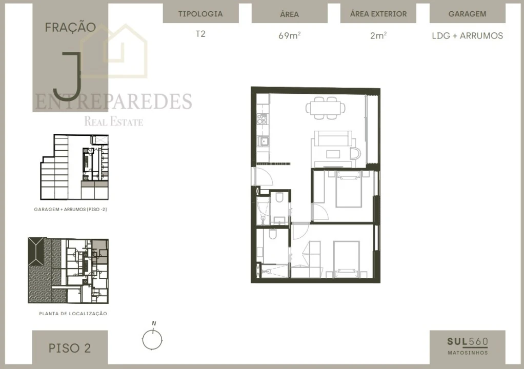 Apartamento T2 para Venda em Matosinhos e Leça da Palmeira Foto 13