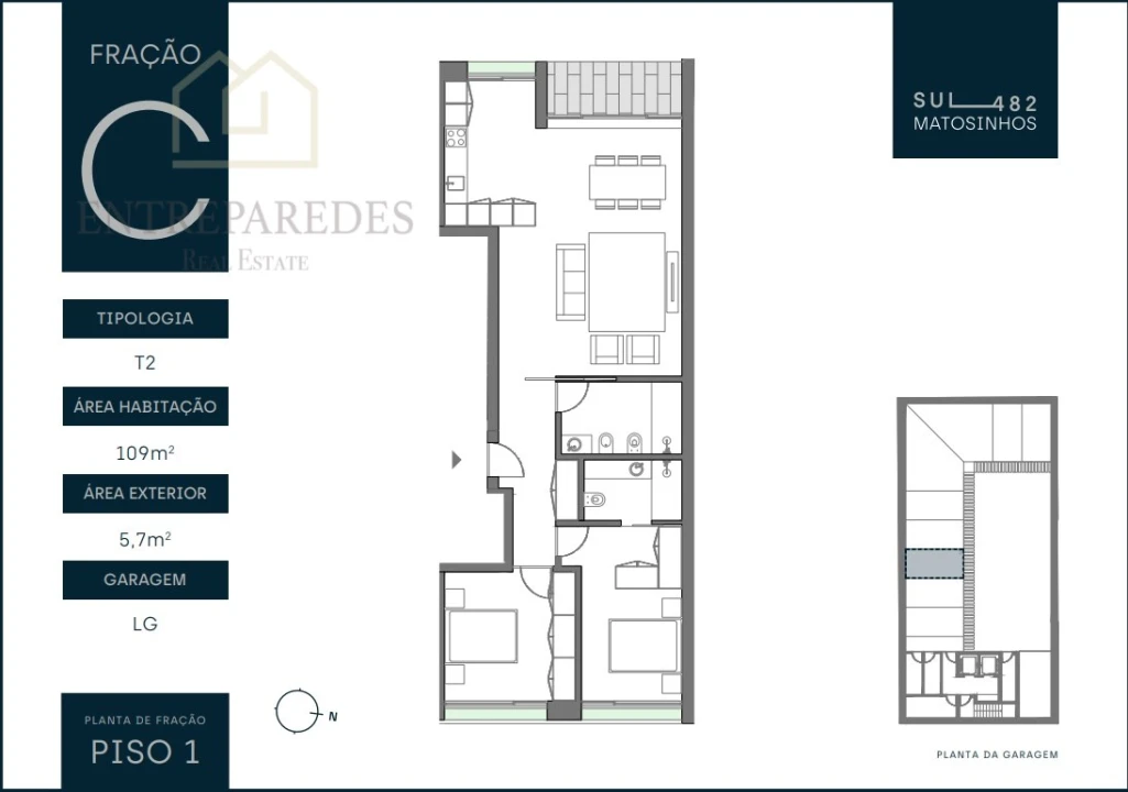 Apartamento T2 para Venda em Matosinhos e Leça da Palmeira Foto 14