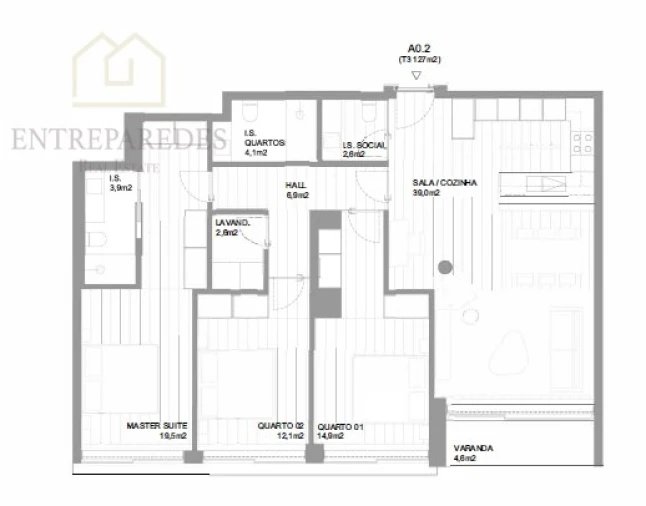 Apartamento T3 para Venda em Vila do Conde Foto 27