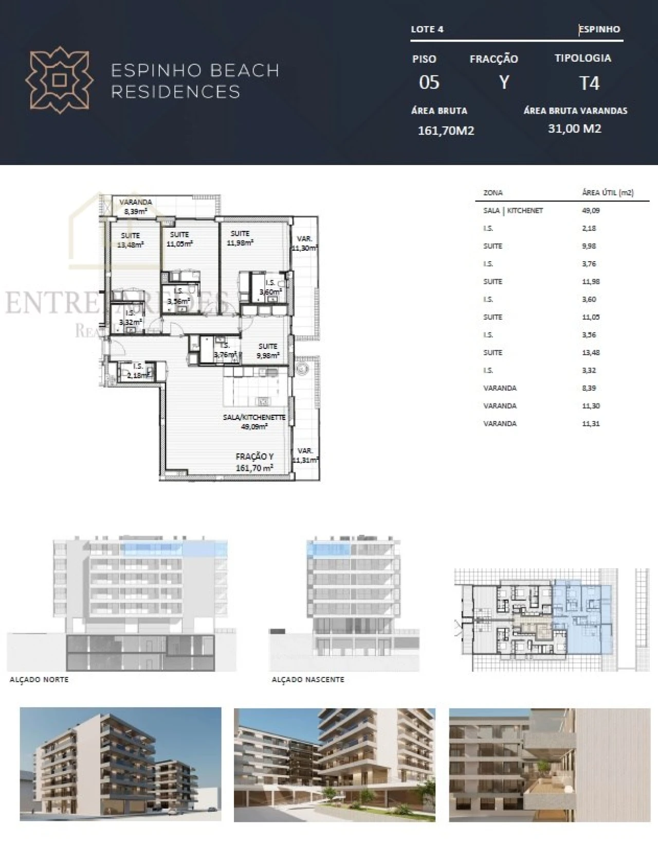 Apartamento T4 para Venda em Espinho Foto 16
