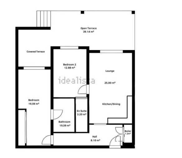 Apartamento T1 para Venda em Quarteira Planta 1