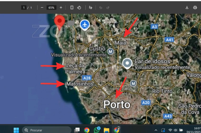 Apartamento T2 para Venda em Perafita, Lavra e Santa Cruz do Bispo Foto 31