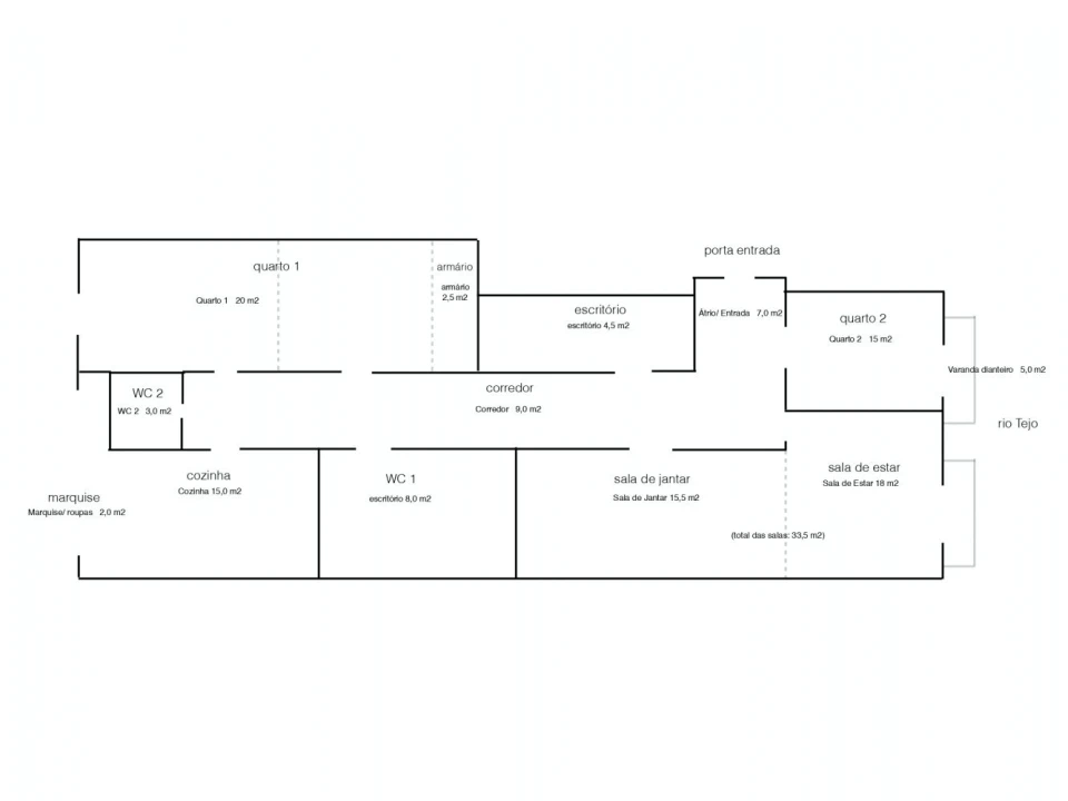 Apartamento T2 para Venda em Estrela Foto 16