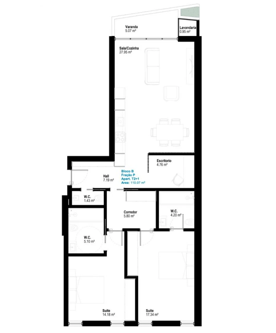 Apartamento T2 para Venda em Esgueira Foto 18