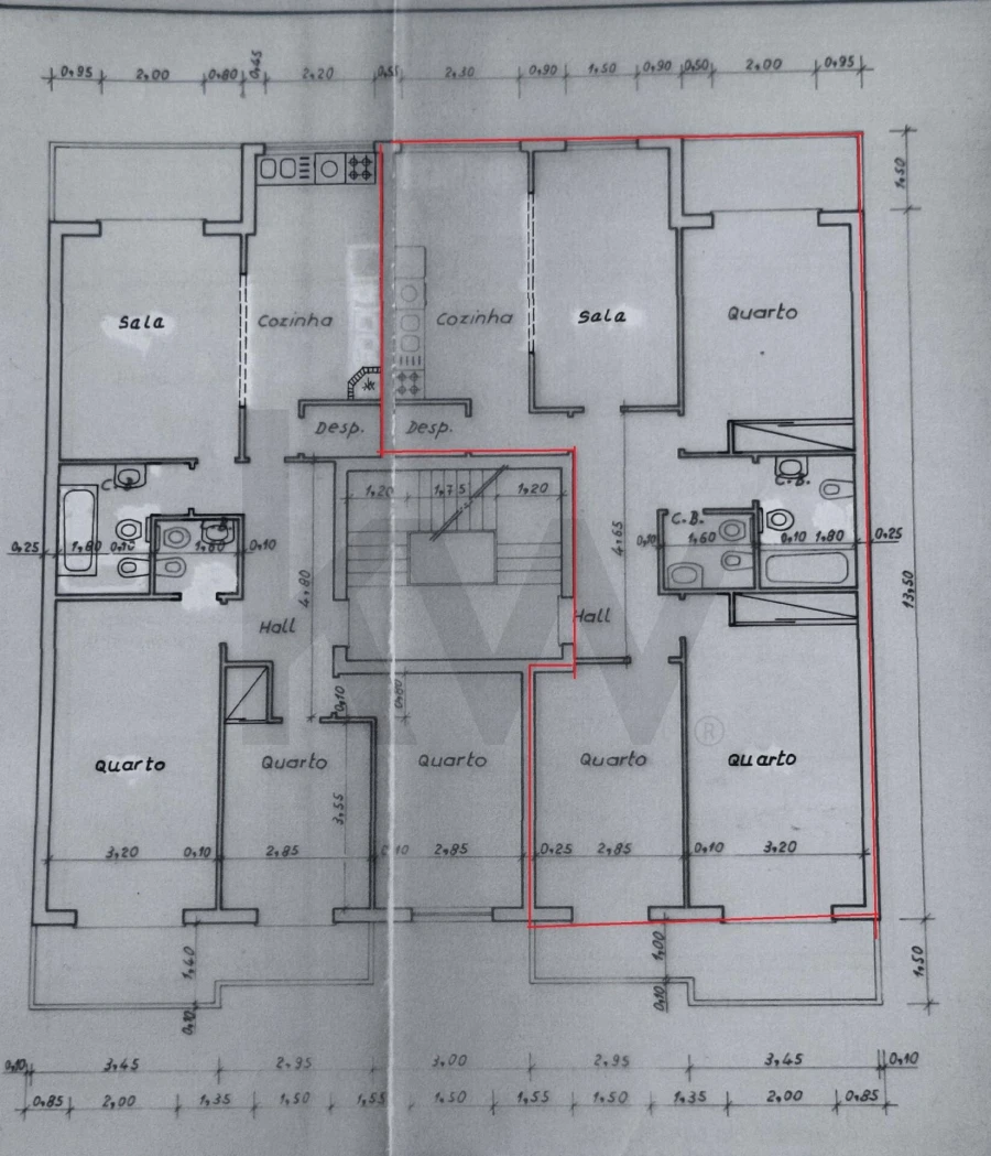 Apartamento T3 para Venda em São João Baptista Foto 28
