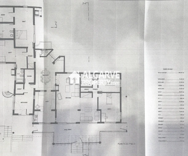 Moradia T4 para Venda em Quarteira Planta 1