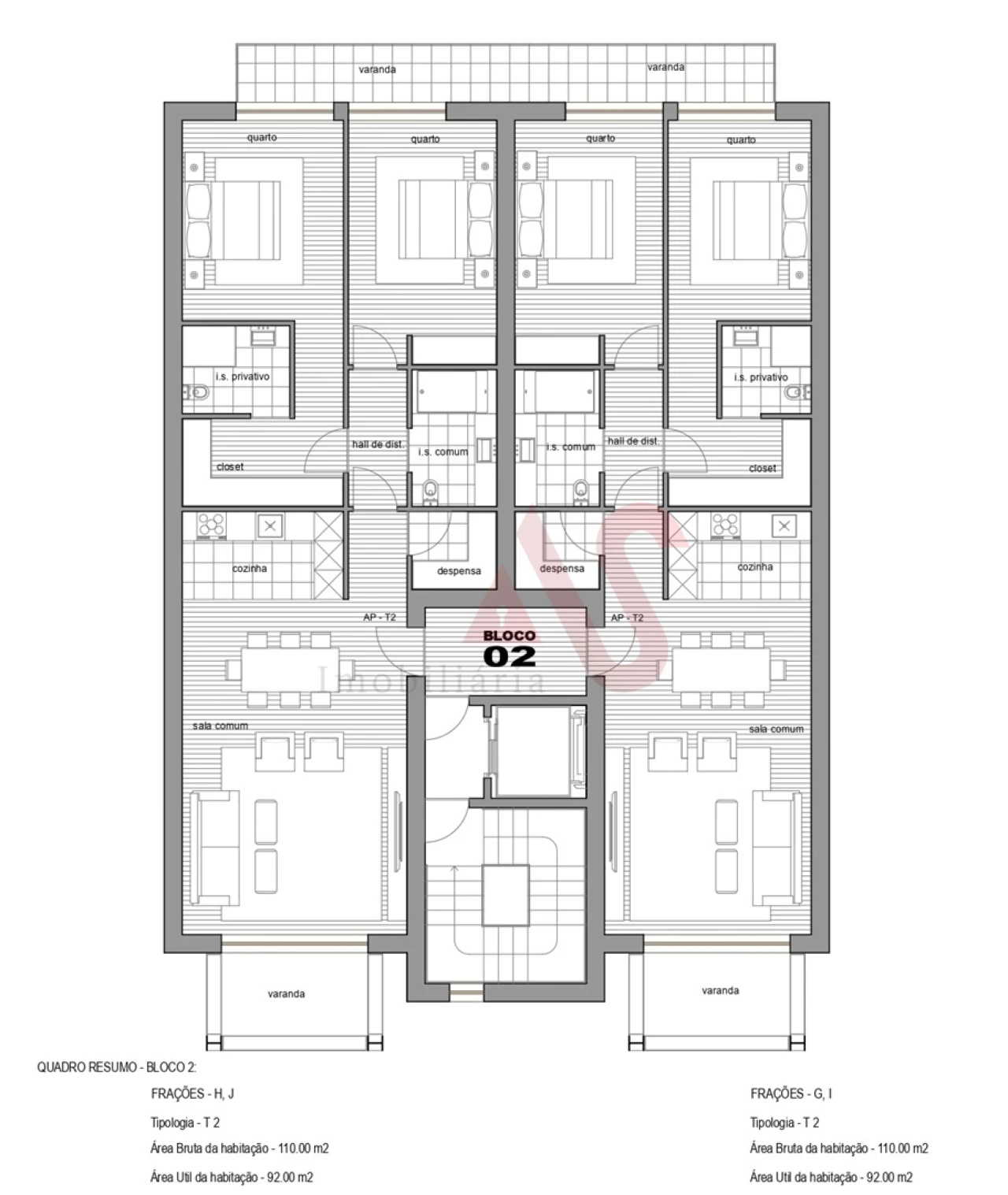 Apartamento T2 para Venda em Infias Foto 13