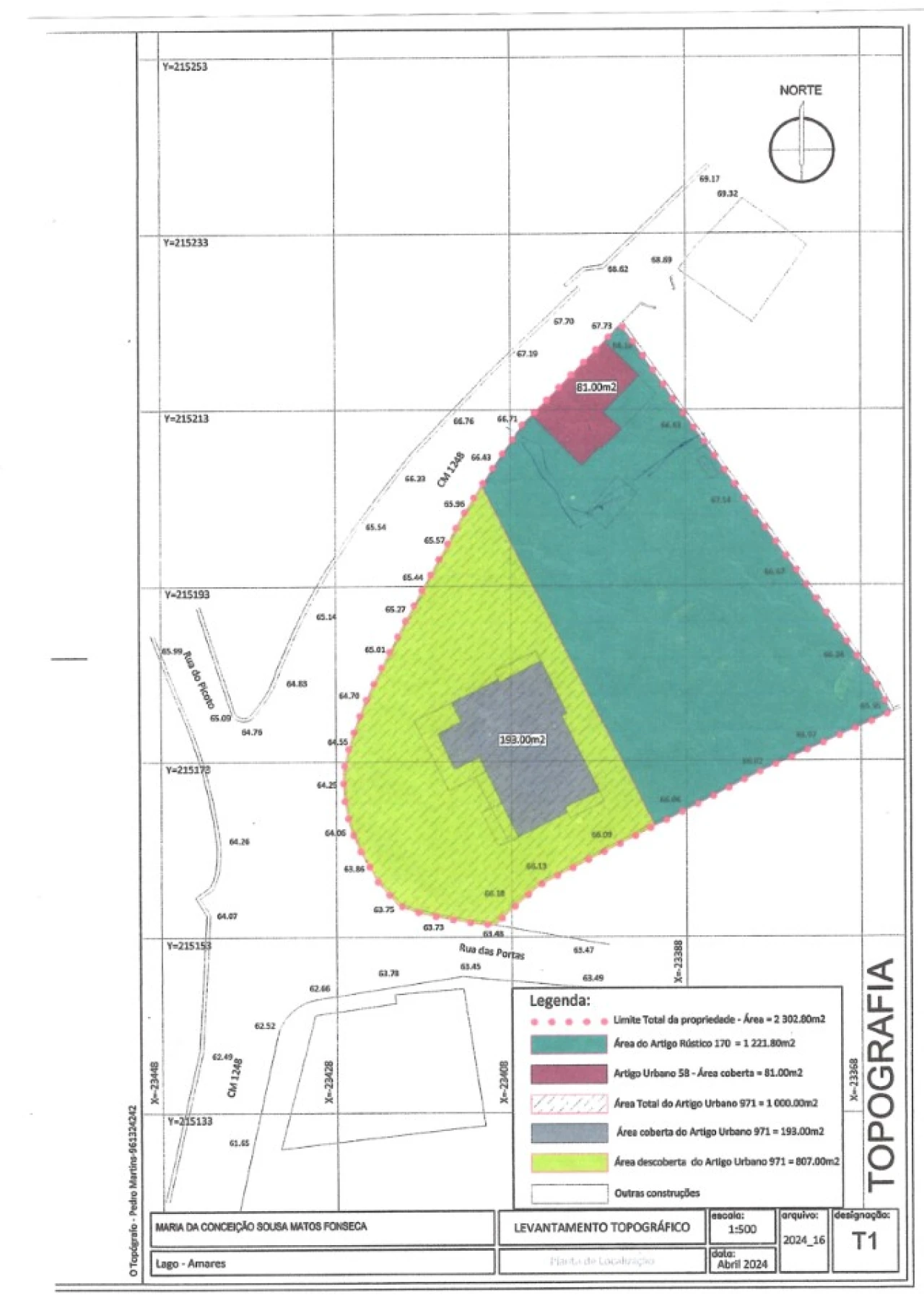 Moradia T4 para Venda em Lago Planta 3