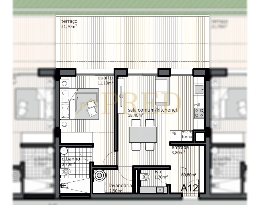 Apartamento T1 para Venda em Matosinhos e Leça da Palmeira Foto 7