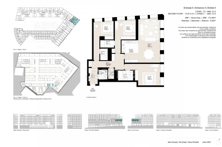 Apartamento T3 para Venda em Cedofeita, Santo Ildefonso, Sé, Miragaia, São Nicolau e Vitória Foto 15