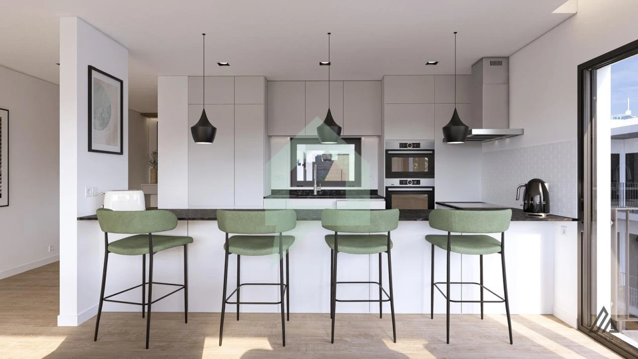 Apartamento T1 para Venda em Palmeira de Faro e Curvos Foto 12