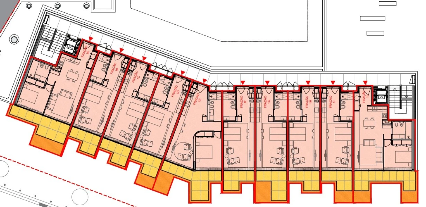 Apartamento T1 para Venda em Matosinhos e Leça da Palmeira Planta 2