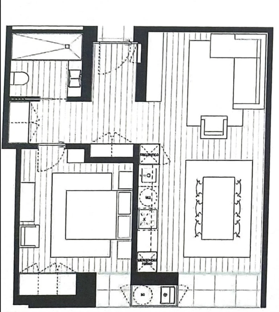 Apartamento T1 para Venda em Santa Joana Planta 1