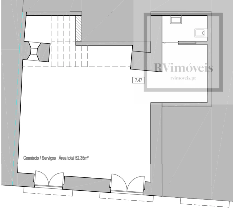 Loja para Arrendamento em Santa Maria Maior e Monserrate e Meadela Foto 3