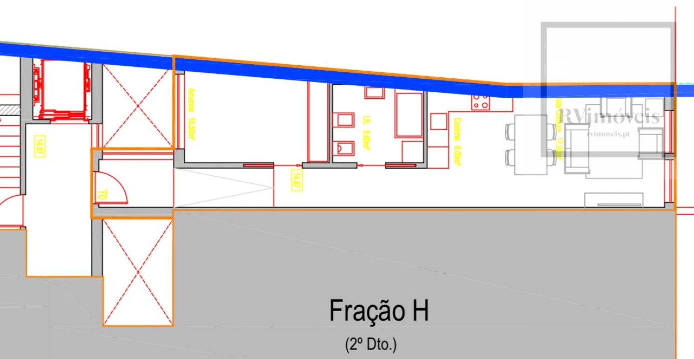 Apartamento T1 para Arrendamento em Santa Maria Maior e Monserrate e Meadela Foto 17