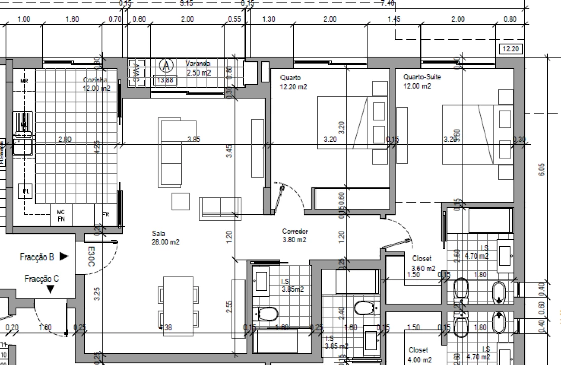 Apartamento T2 para Venda em Montijo e Afonsoeiro Foto 17