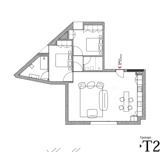 Apartamento T2 para Venda em Areeiro Foto 11