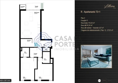 Apartamento T2 para Venda em Esgueira