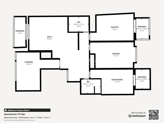 Apartamento T3 para Venda em Laranjeiro e Feijó Foto 57