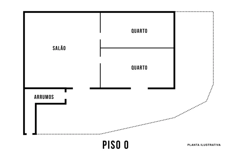 Moradia T3 para Venda em Santiago de Piães Planta 1
