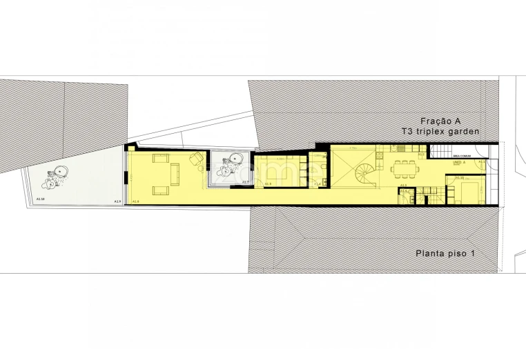 Apartamento T4 para Venda em Cedofeita, Santo Ildefonso, Sé, Miragaia, São Nicolau e Vitória Planta 1