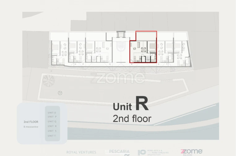 Apartamento T2 para Venda em Santa Marinha e São Pedro da Afurada Planta 1