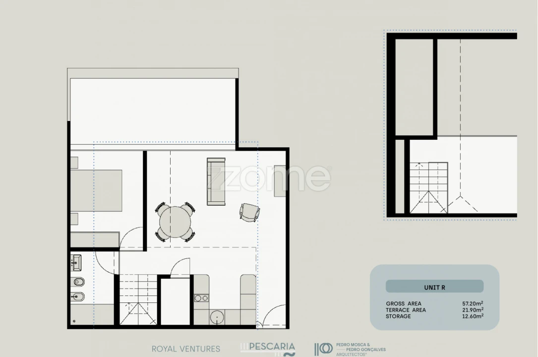Apartamento T2 para Venda em Santa Marinha e São Pedro da Afurada Foto 3