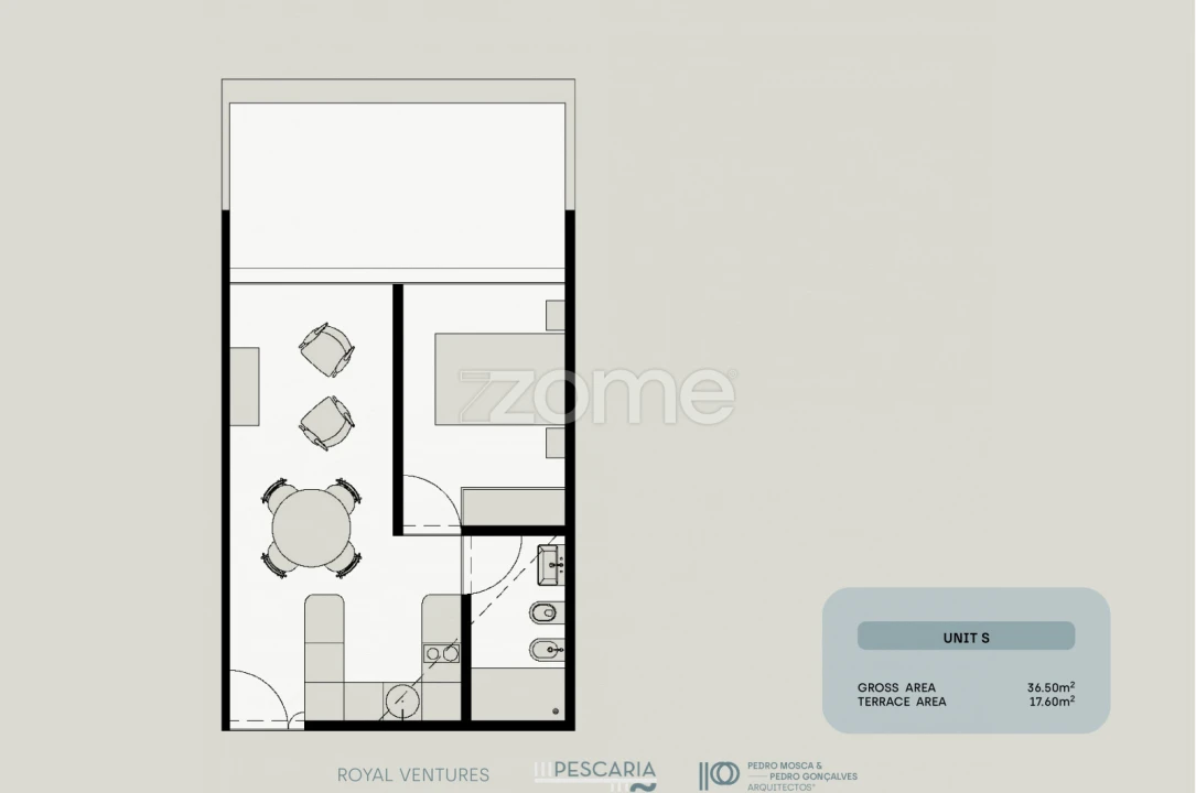 Apartamento T1 para Venda em Santa Marinha e São Pedro da Afurada Foto 5