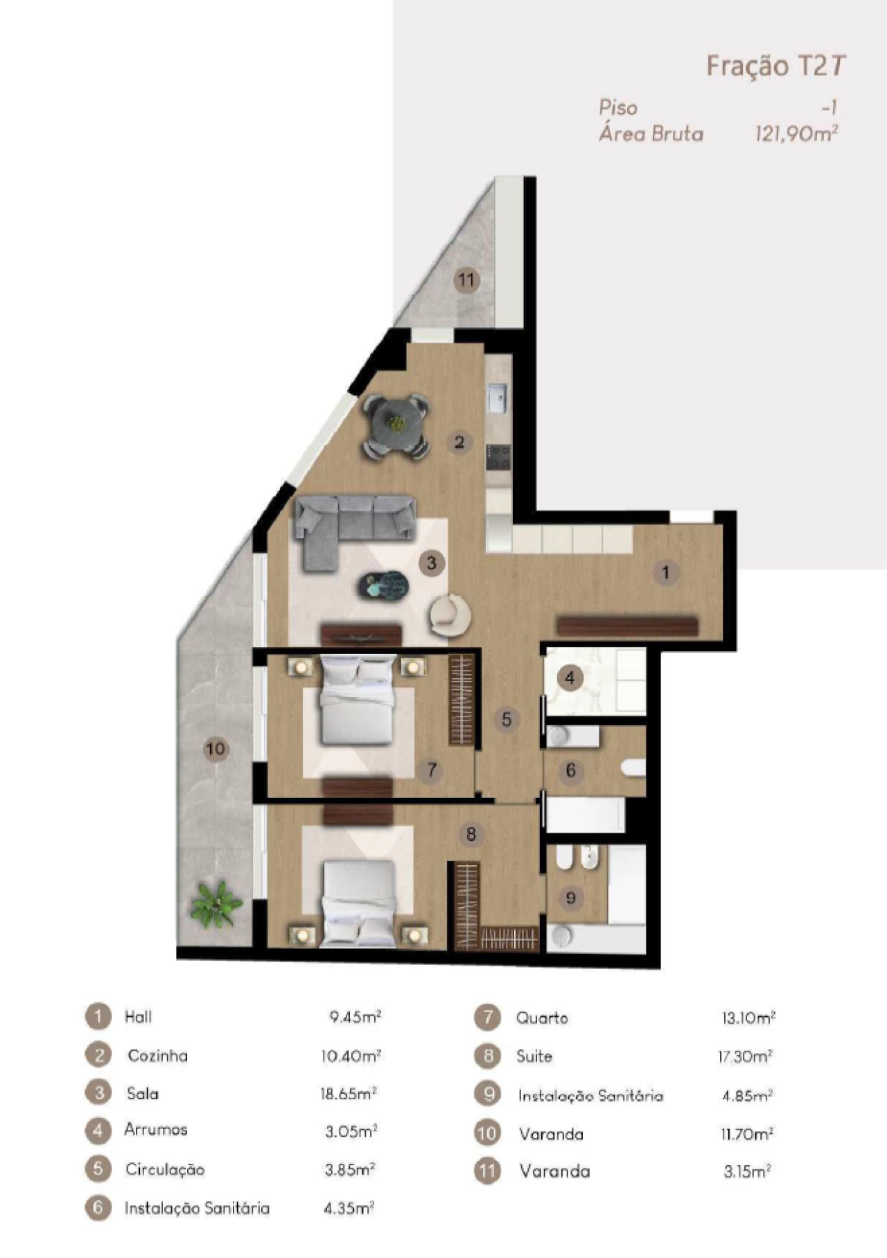 Apartamento T2 para Venda em Estreito de Camara de Lobos Foto 15