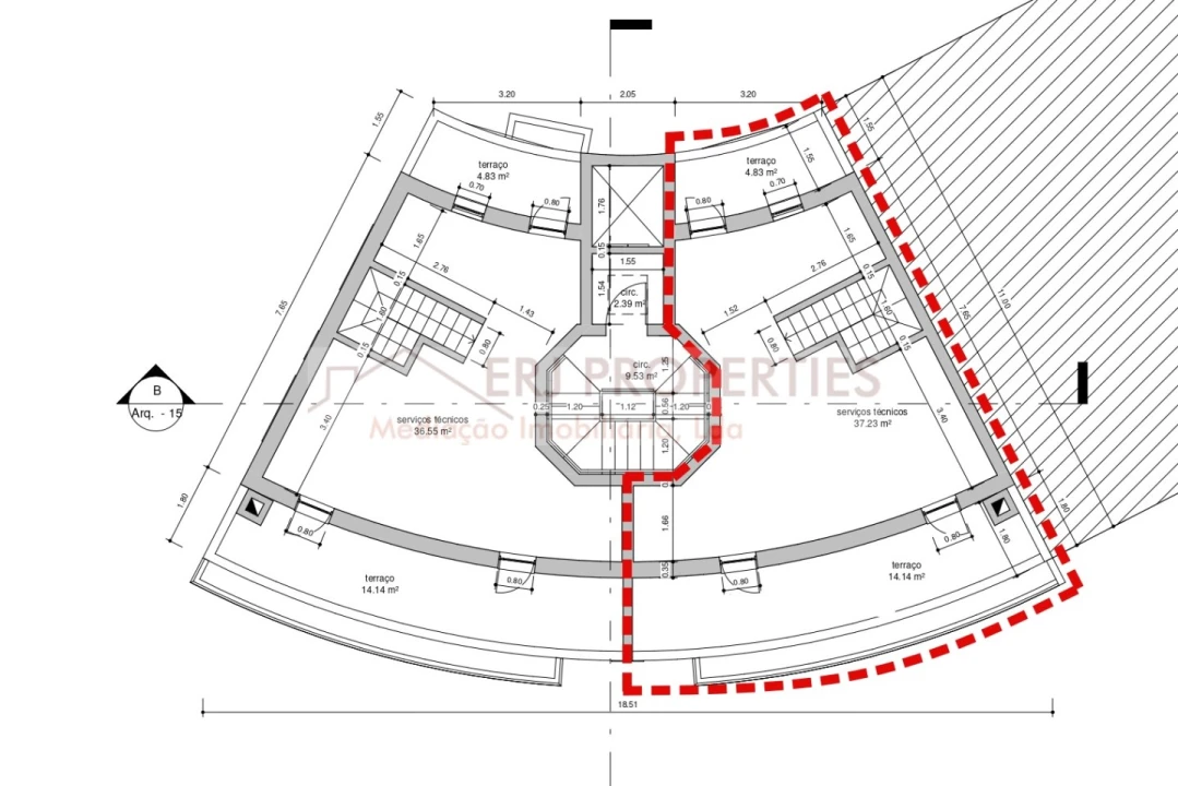 Apartamento T2 para Venda em Altura Foto 21