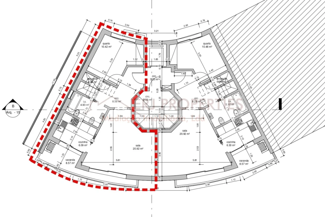 Apartamento T2 para Venda em Altura Foto 21