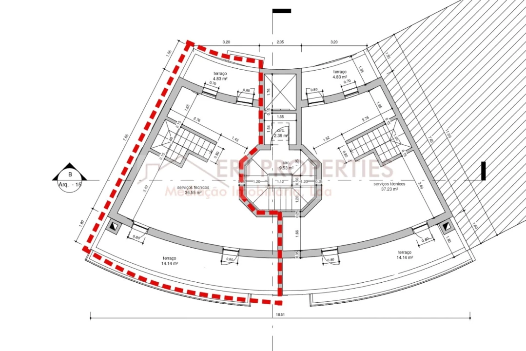 Apartamento T2 para Venda em Altura Foto 22